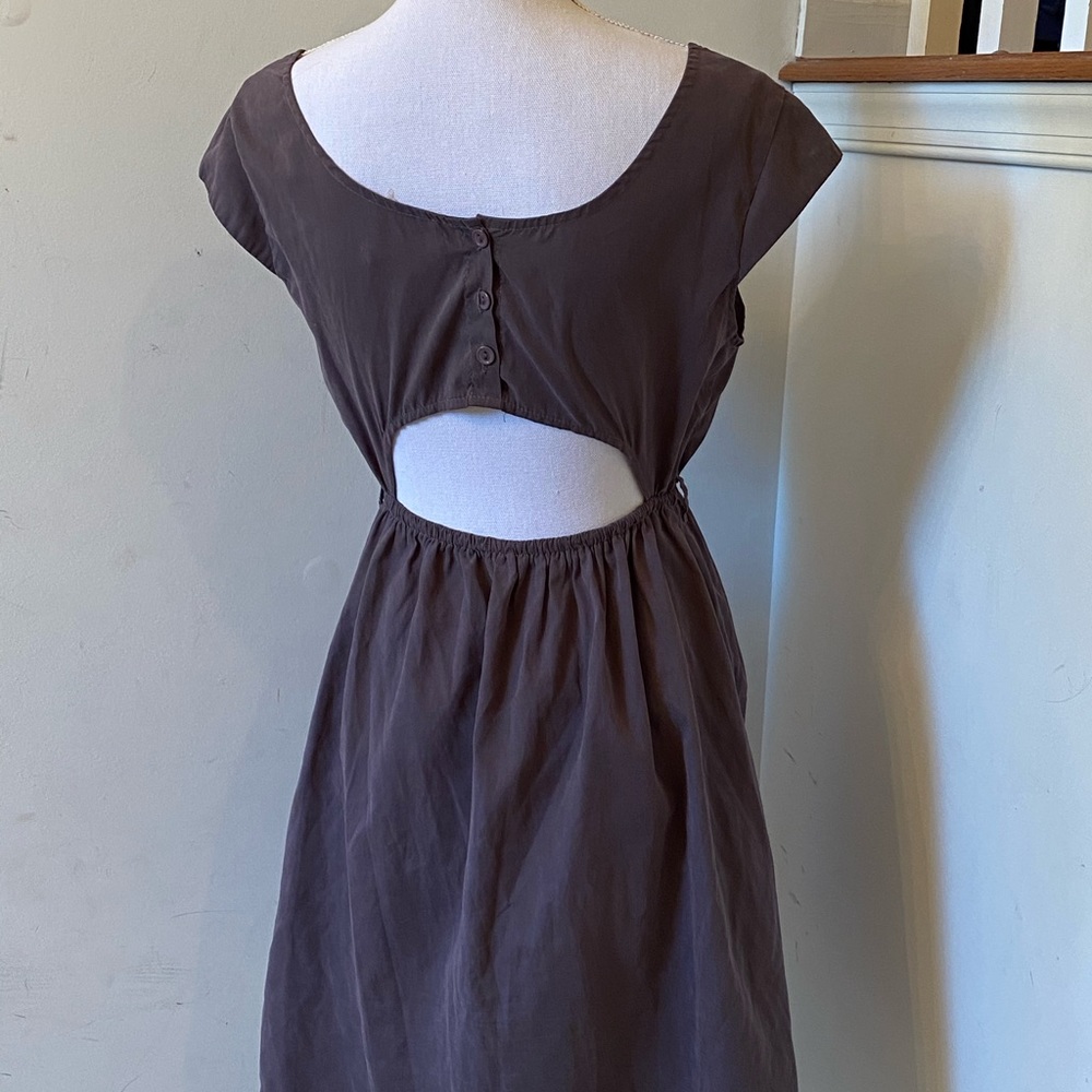🥭 (4 for $15) Grey Dress with belt loops - no belt - Picture 4 of 8